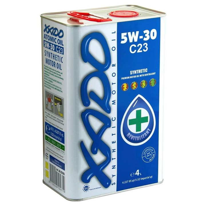 Ulei Sintetic Pentru Motor Xado 5W-30 C23, 4L