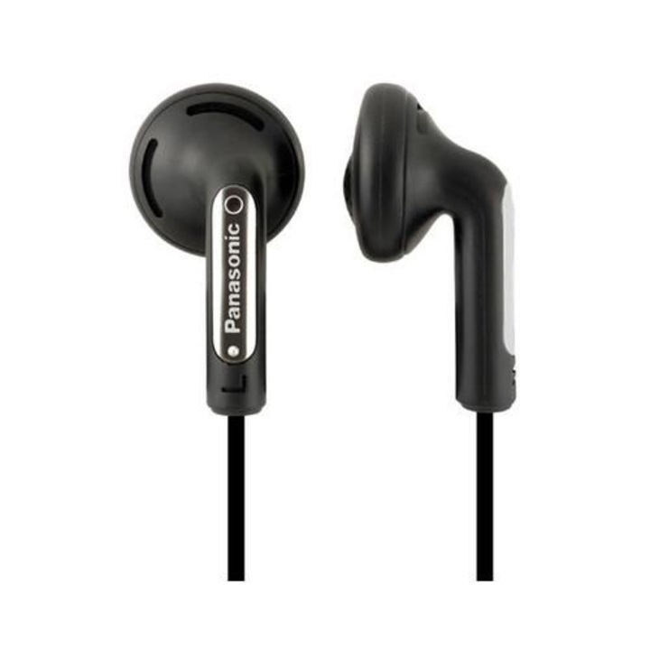 Аудио слушалки Panasonic RP-HV154E-K, In-Ear, Черни/Black