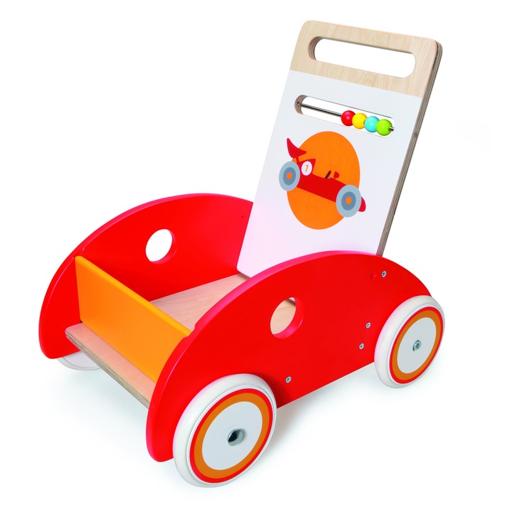 Предпроходилка за деца с аксесоари, Scratch, многоцветна, машинна рисунка