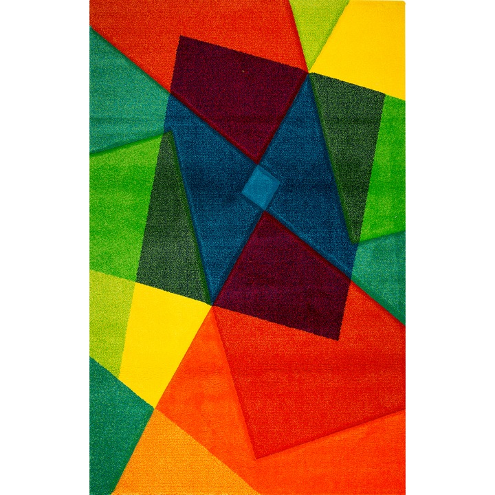 Modern szőnyeg, Home Vista, Kolibri 11486, Többszínű, 80x150 cm