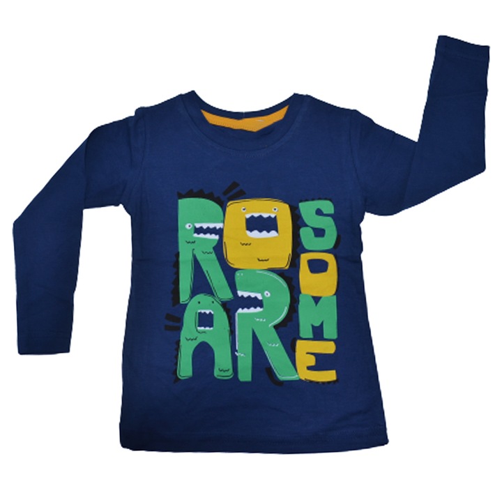 Bluza cu maneca lunga pentru baieti OLC SVR BE71768B, Bleumarin 99883