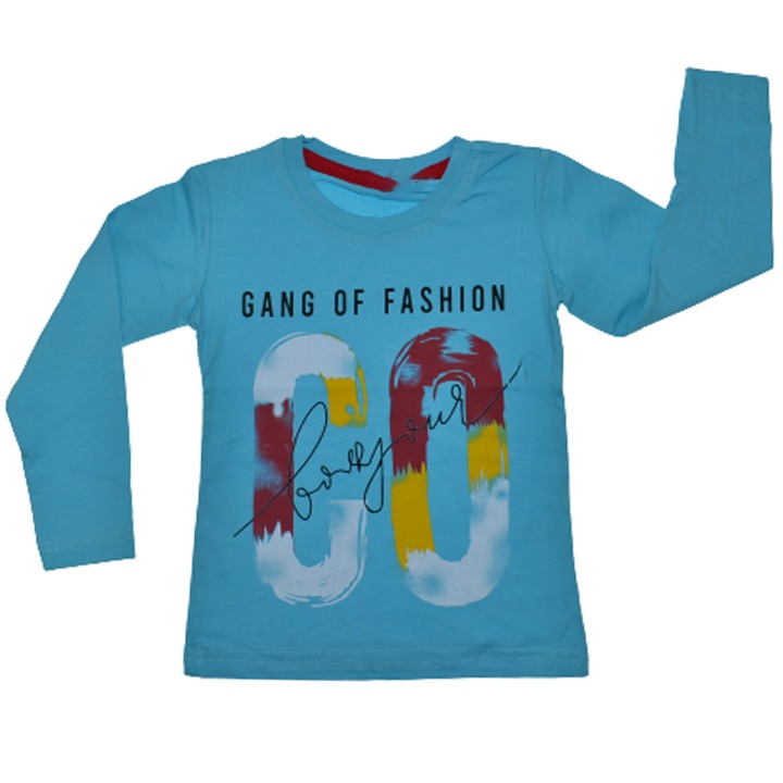 Bluza cu maneca lunga pentru baieti OLC SVR BE71768AL-104, Albastru 99891