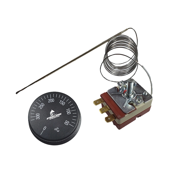 Termostat cu capilar 50-315°C pentru control temperatura gaze arse cazane de incalzire centrala RTM