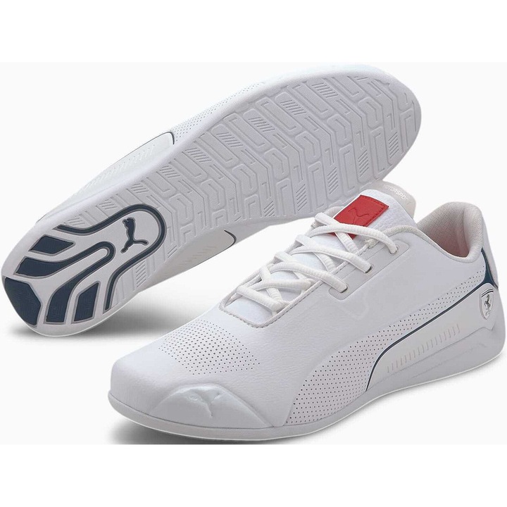Pantofi sport, Puma, Piele, Alb, Alb