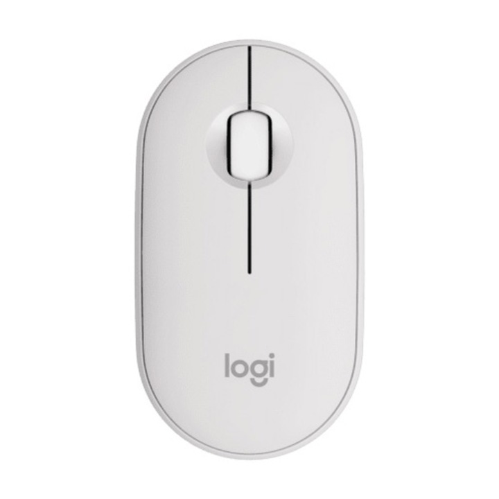 Mouse Logitech Pebble 2 M350s, bluetooth, dongleless, Tonal White