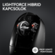 Logitech G PRO X Superlight 2 játékhoz tervezett vezeték nélküli egér, LIGHTSPEED, LIGHTFORCE hibrid kapcsolók, HERO 2 érzékelő, Fekete