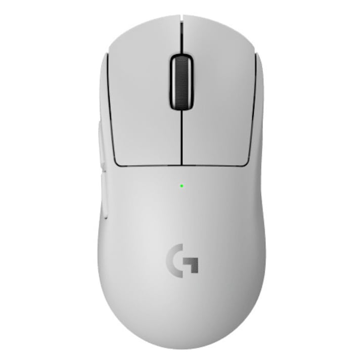Безжична мишка Gaming Logitech Pro X Superlight 2, Сензор LightSpeed Hero, Бял