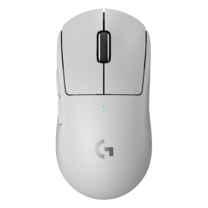 Mouse gaming wireless Logitech Pro X Superlight 2, ultrausor, senzor LightSpeed Hero, Alb