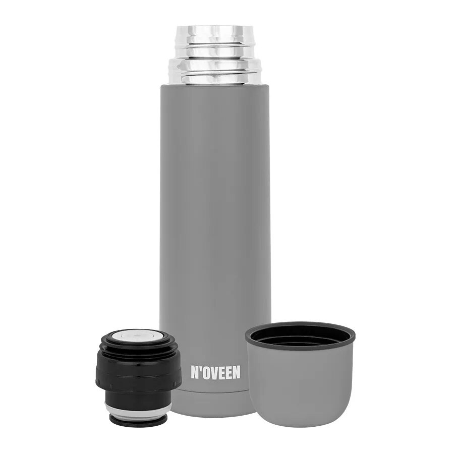 Термос NOVEEN TB631 Matt Grey, 500ml, двойна стена, неръждаема стомана ...