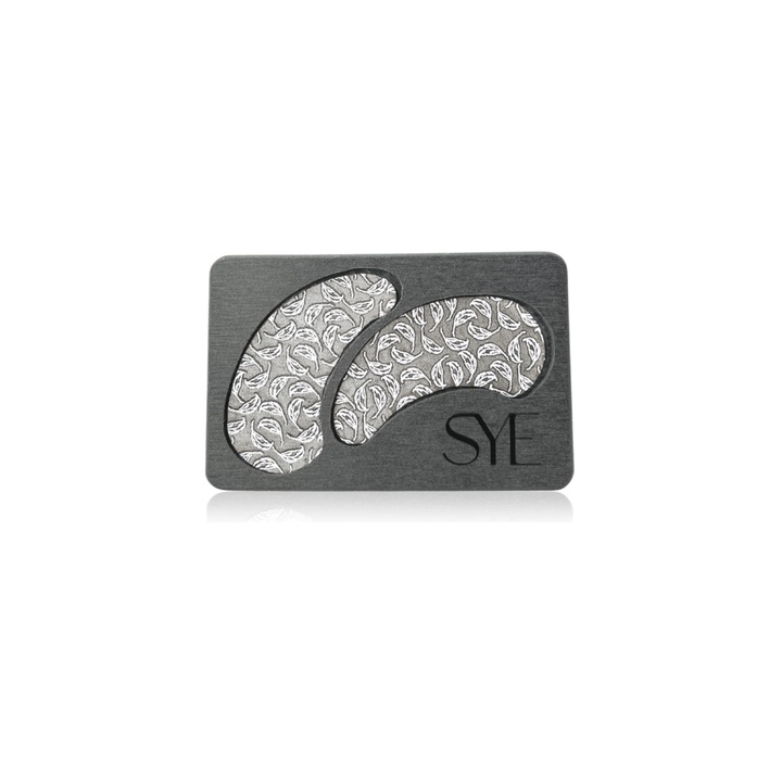 Plasturi reutilizabili pentru ochi, Sye Eye Pads, anticearcan, antiriduri, din tesatura textila argintata 99,9%