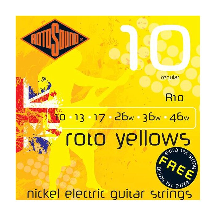 Set Corzi Chitara Electrica - Rotosound Roto Yellows