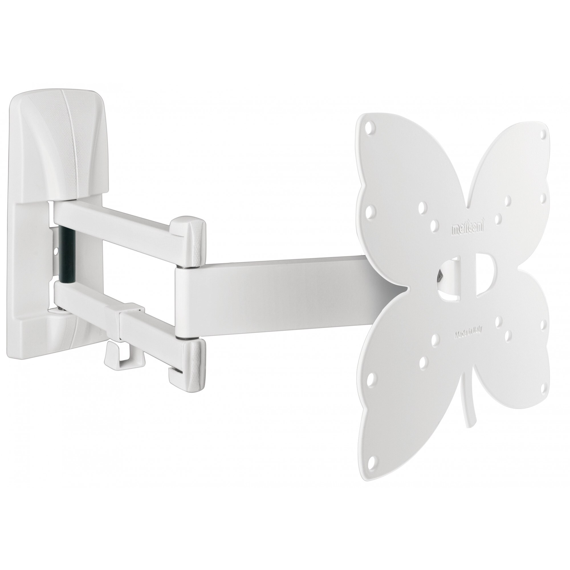 Suport TV de perete Meliconi Slimstyle Plus 200SDR, reglabil, 26" - 40", 25 kg, Alb