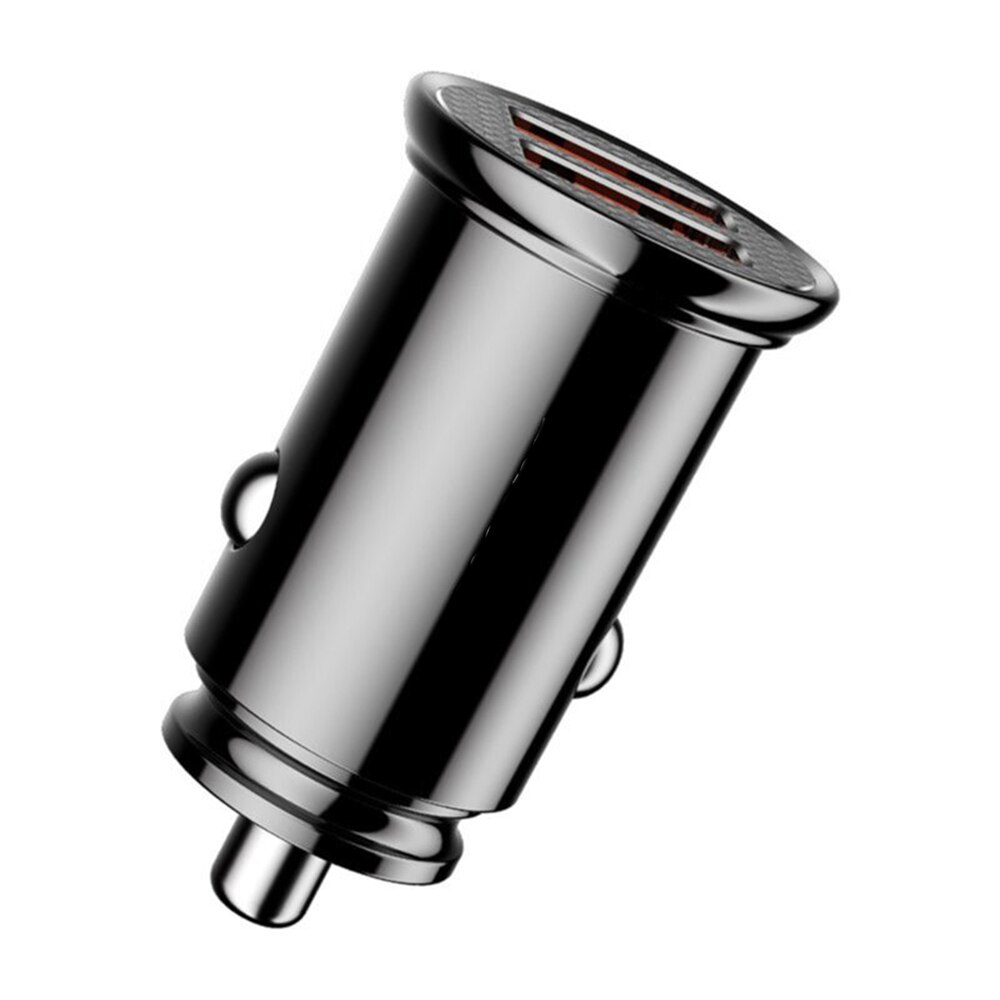 Adaptor Auto 2x USB, 5A, 12-24v, Max 6A, USB, Smart Car Charger, Negru ...