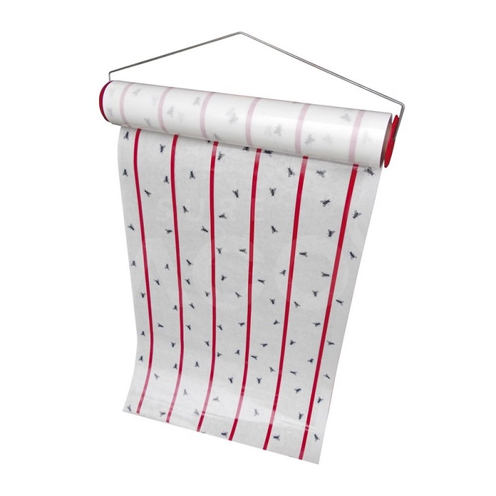 Repülésgátló papírtekercs istállókhoz, tanyákhoz, istállókhoz, raktárakhoz, hossza 10 méter, szélessége 25 cm