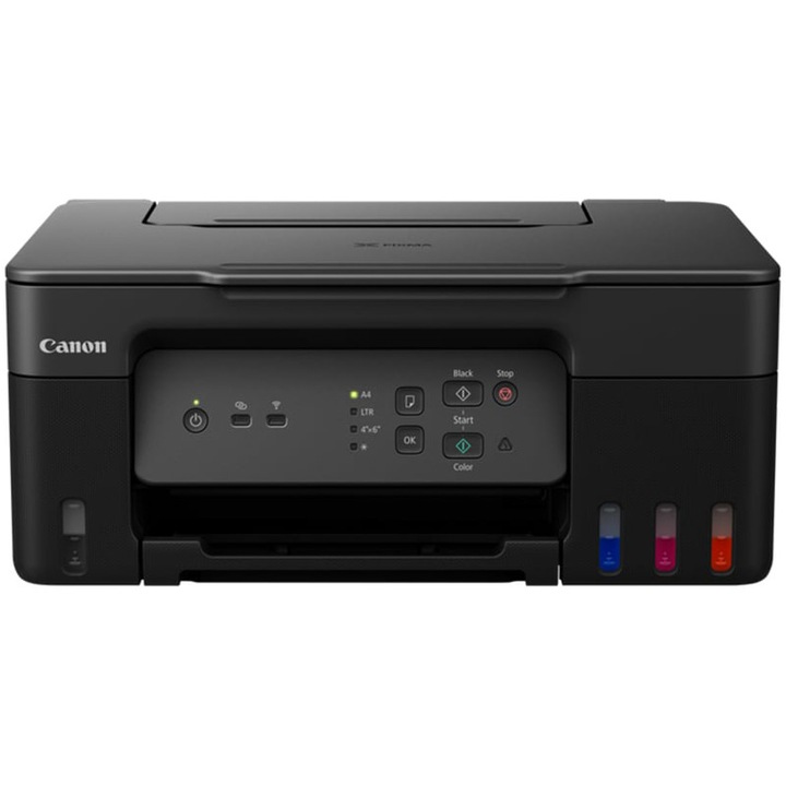 Multifunctional inkjet color CISS Canon PIXMA G3430, wireless, imprimare duplex, A4