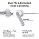 ROTTER®️ vezeték nélküli bluetooth fejhallgató továbbfejlesztett zajszűréssel, Audio, Vezeték nélküli, Digitális kijelző, Bluetooth 5.4, 42 órás akkumulátor-üzemidő, HD mikrofon, érintésvezérlés, 45 ms késleltetés, Vízálló, Sport, Univerzális, Fekete