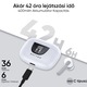 ROTTER®️ vezeték nélküli bluetooth fejhallgató továbbfejlesztett zajszűréssel, Audio, Vezeték nélküli, Digitális kijelző, Bluetooth 5.4, 42 órás akkumulátor-üzemidő, HD mikrofon, érintésvezérlés, 45 ms késleltetés, Vízálló, Sport, Univerzális, Fekete