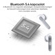 ROTTER®️ vezeték nélküli bluetooth fejhallgató továbbfejlesztett zajszűréssel, Audio, Vezeték nélküli, Digitális kijelző, Bluetooth 5.4, 42 órás akkumulátor-üzemidő, HD mikrofon, érintésvezérlés, 45 ms késleltetés, Vízálló, Sport, Univerzális, Fekete