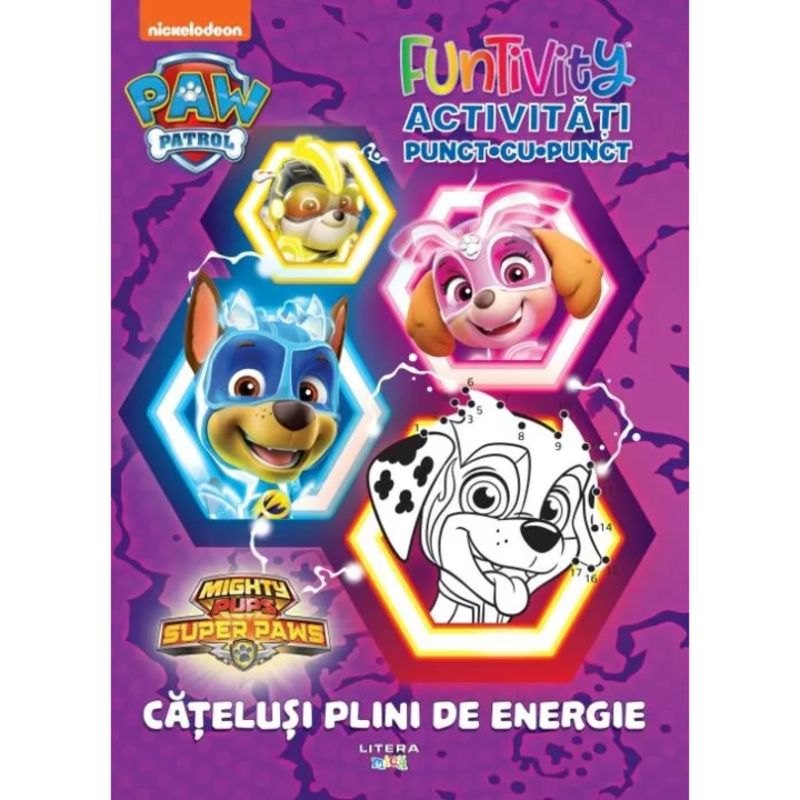 Patrula catelusilor. Funtivity. Activitati punct-cu-punct. Catelusi plini de energie