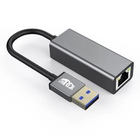 Adaptor Retea USB-A la RJ45 eRDX® – Gigabit Ethernet 10/100/1000Mbps, MacBook / Laptop / PC / macOS / Windows / Linux