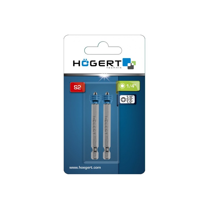 Högert HT1S305 Mágneses Csavarozó Bit PH2- 65mm