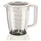 Blender Philips Daily Collection HR2105/00, 400 W, 1.25 l, 2 Viteze, Functie impuls, Alb
