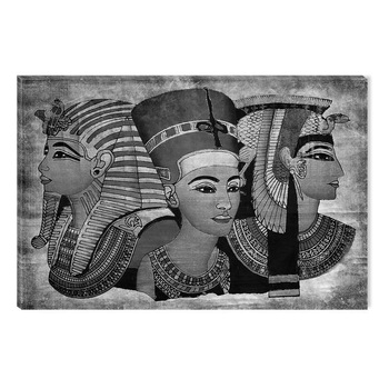 Tablou Alb-Negru Abstract Startonight, Zei egipteni, luminos in intuneric, 80 x 120 cm Tablou Alb-Negru Abstract Startonight, Zei egipteni, luminos in intuneric, 80 x 120 cm