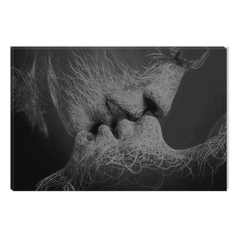 Tablou Alb-Negru Abstract Startonight, Adam si Eva, luminos in intuneric, 60 x 90 cm