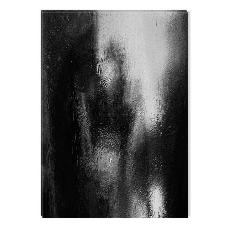 Tablou Alb-Negru Abstract Startonight, Umbre, luminos in intuneric, 60 x 90 cm