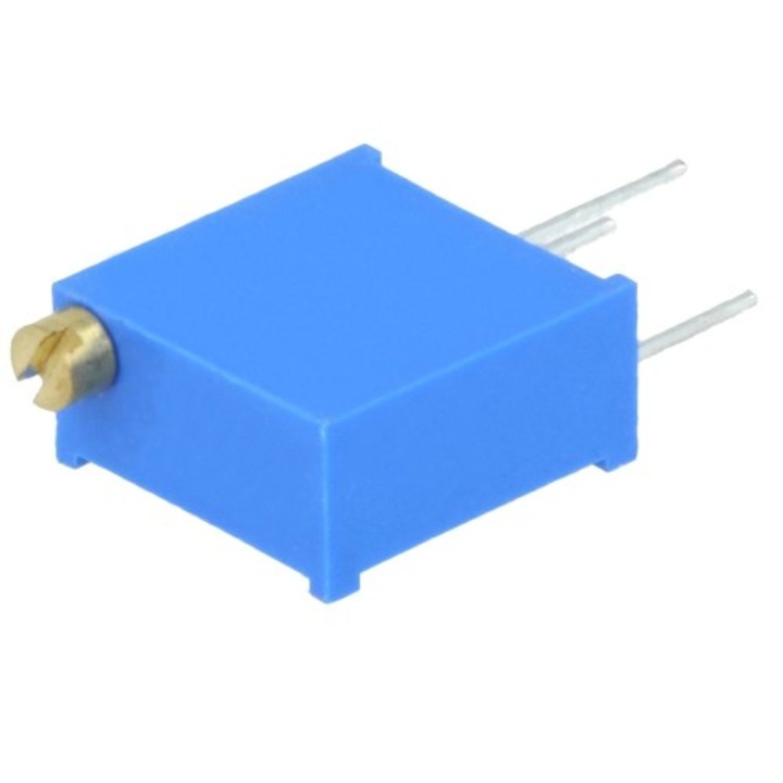 Trimer multitura, 1kΩ, 3/8 inch, 500mW, VISHAY, T93YA102KT20, T216910