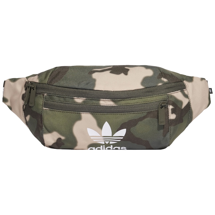 Дамска чанта, adidas Camo Waist Bag H44674, Зелена, Един размер