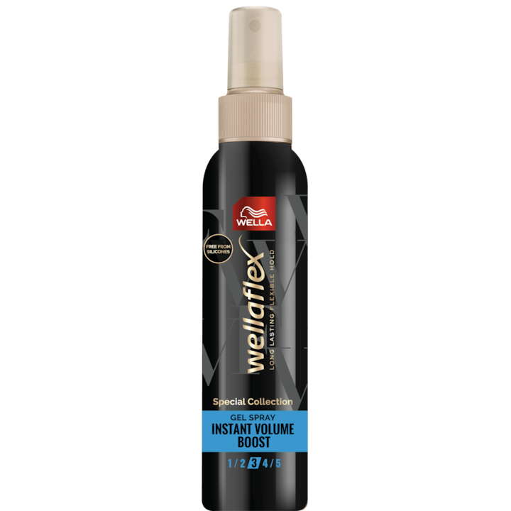 Spray pentru volum instant, Wellaflex Black, 150 ml