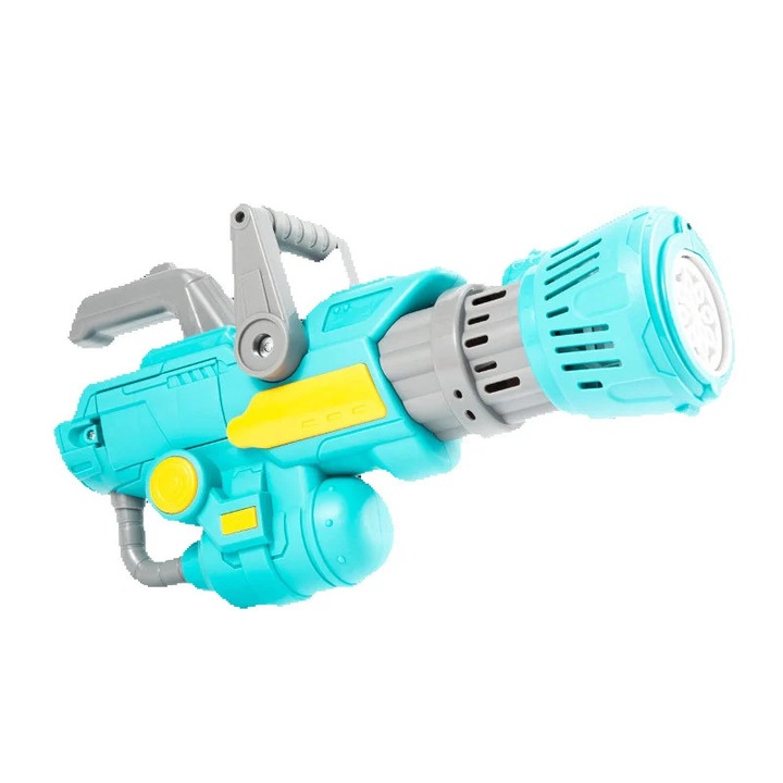 Pistol pentru baloane de sapun cu Rezervor pentru solutie, Milioane de baloane, Verde