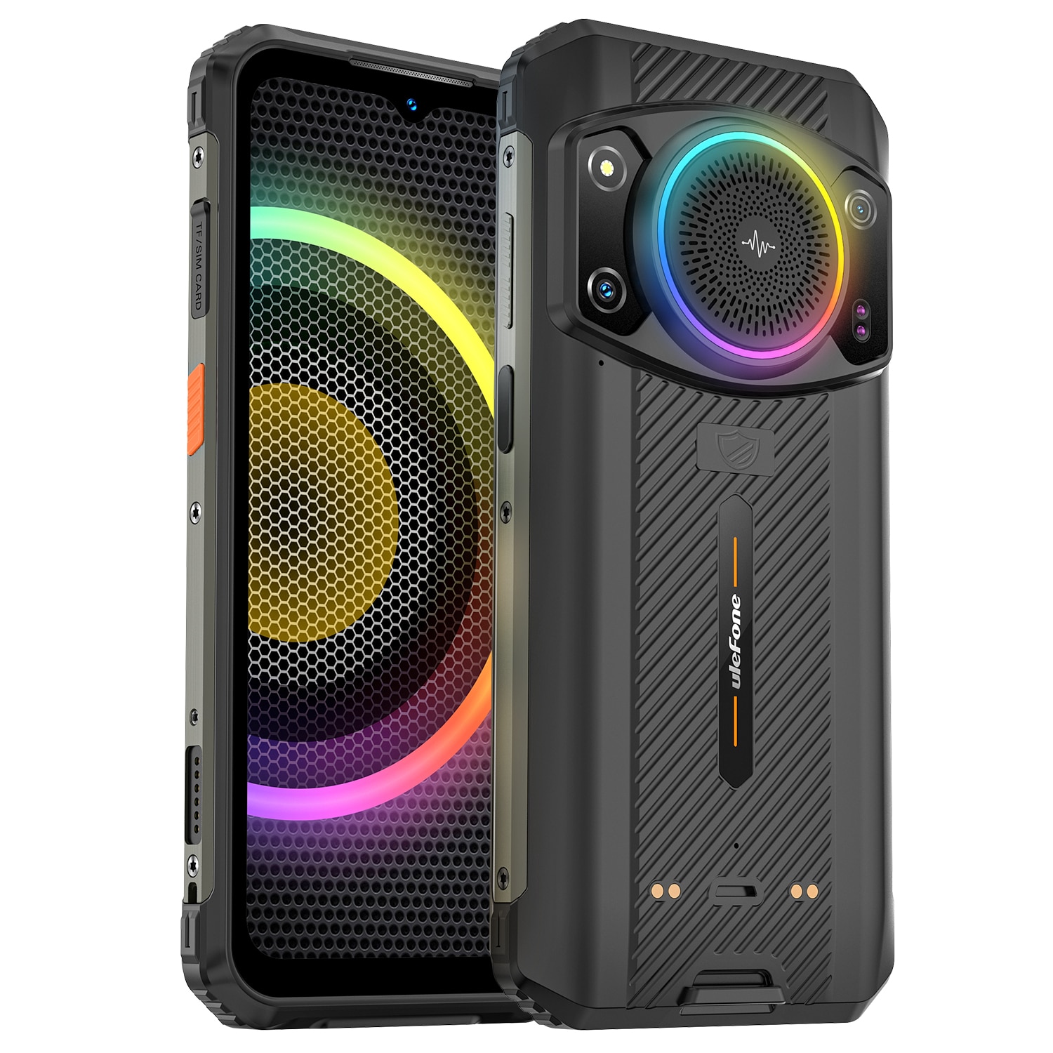 Telefon mobil Ulefone Armor 21 Negru, 4G, 64MP, IPS 6.58", 16GB RAM (8GB + 8GB extensibili), 256GB ROM, Android 13, NFC, OTG, 9600mAh, Dual SIM