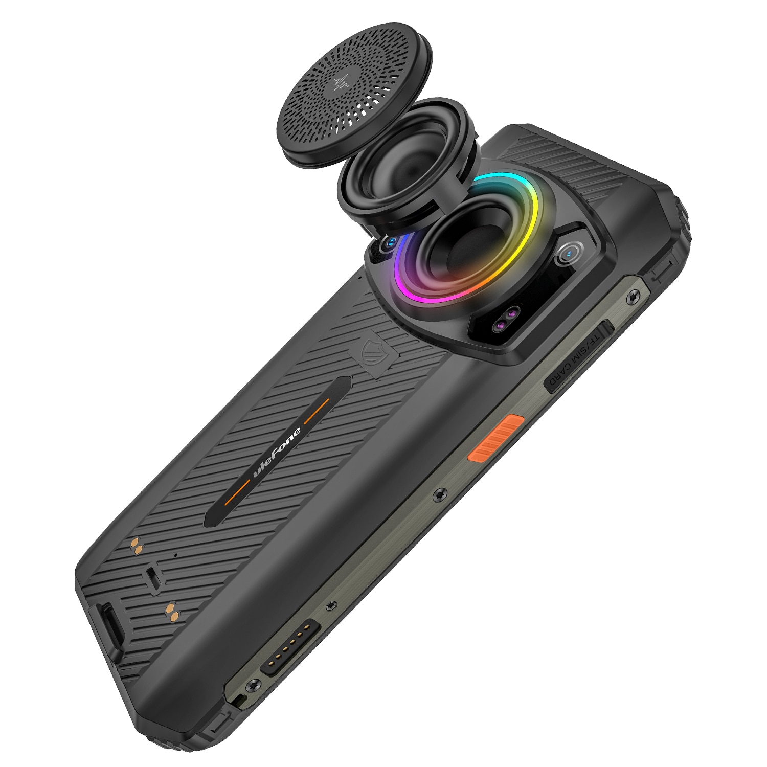 Telefon mobil Ulefone Armor 21 Negru, 4G, 64MP, IPS 6.58", 16GB RAM (8GB + 8GB extensibili), 256GB ROM, Android 13, NFC, OTG, 9600mAh, Dual SIM