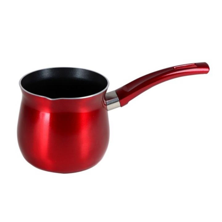 Set 2 x Ibric din Aluminiu 650 ml, Grunberg, Rosu