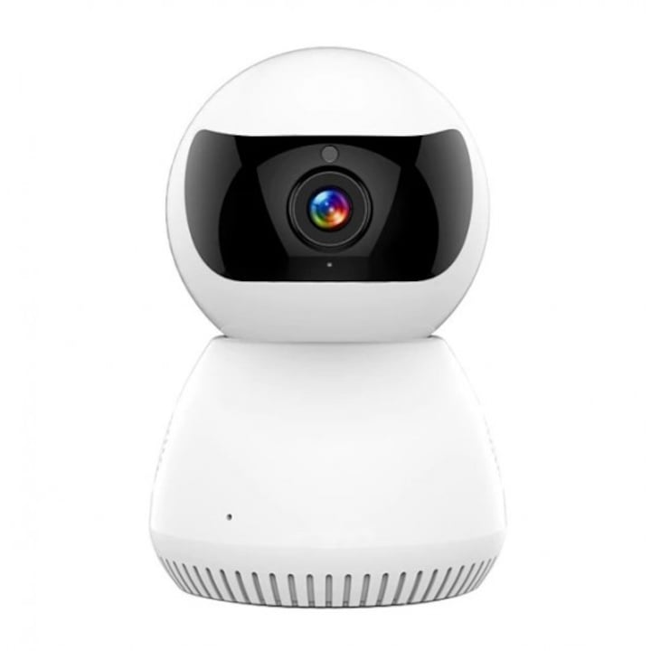 Mini Camera Wireless XO CR12, BT 5.0, Wi-Fi 2.4G, Nightvision InfraRed, 480p, Control pe telefon, Negru