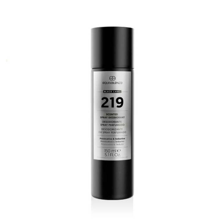 Deodorant spray Black Label 219, Barbati, Equivalenza, 150 ml