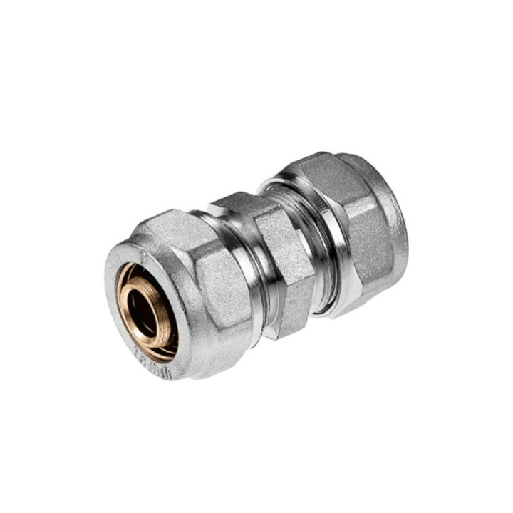 Conector reductor cu surub, Perfexim, Alama, 20x16 mm, Argintiu