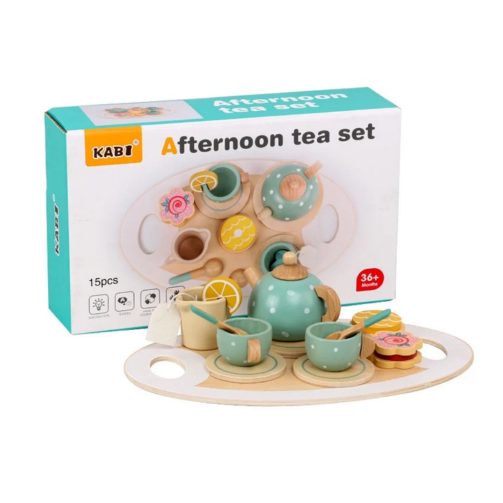 Set servivrea ceaiului, Kabi, 30 x 18 x 8 cm