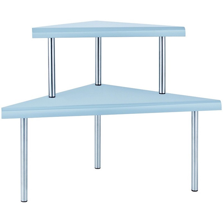 Set 2 x Raft Metalic pentru Bucatarie, 2 Nivele, Grunberg Gr749