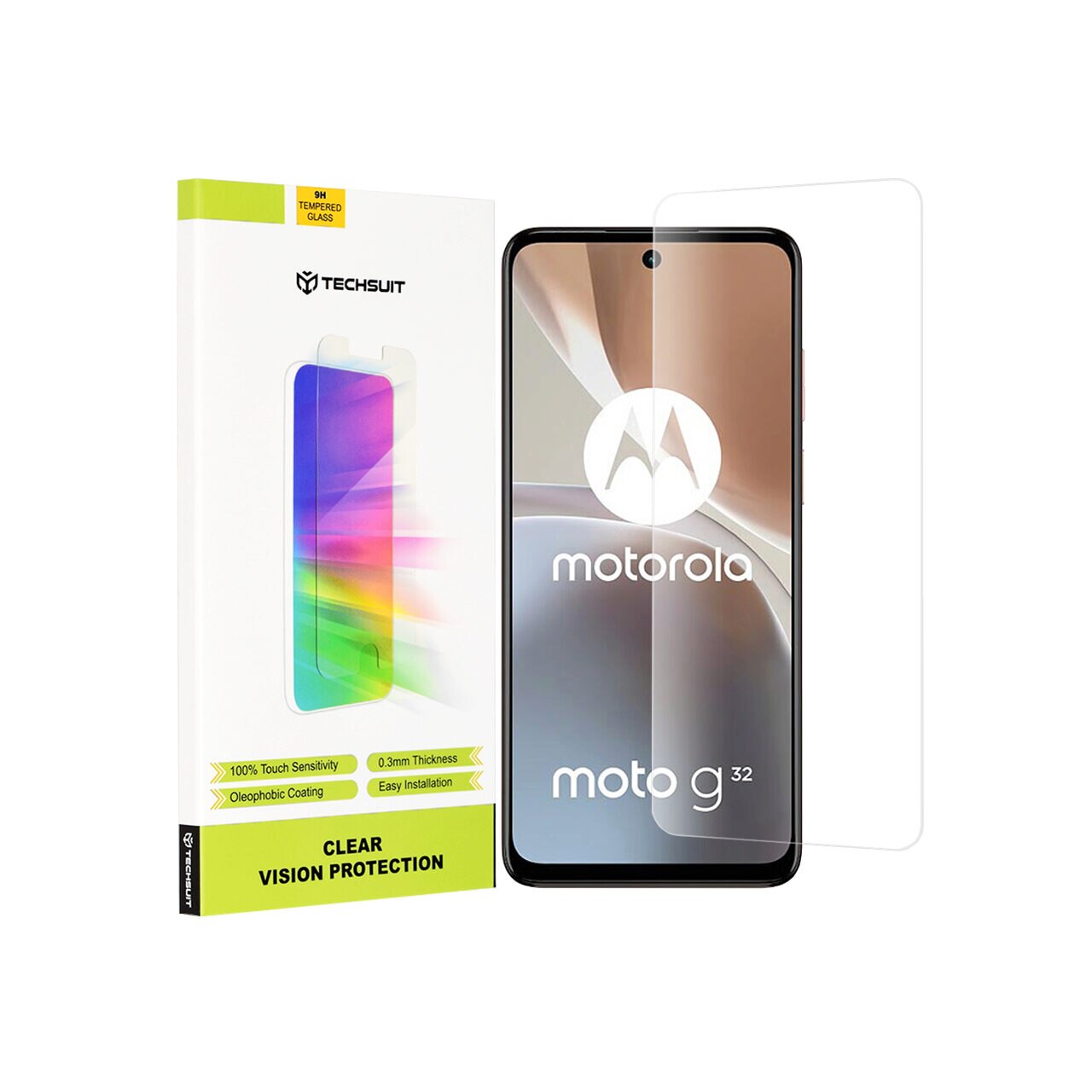 Folie Sticla pentru Motorola Moto G32 Techsuit Clear Vision Glass ...