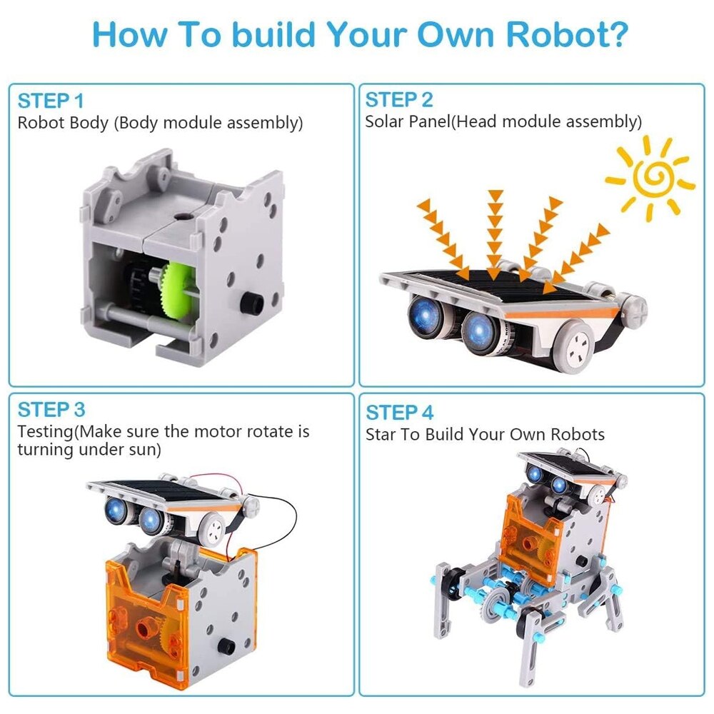 Образователен игрален комплект STEM SOLAR ROBOT CREATION KIT 2144884