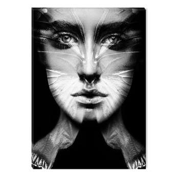 Tablou Alb-Negru Abstract Startonight, Lumea din ochii mei, luminos in intuneric, 80 x 120 cm Tablou Alb-Negru Abstract Startonight, Lumea din ochii mei, luminos in intuneric, 80 x 120 cm