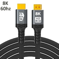Cablu Video HDMI 2.1 eRDX® – 3m, 8K 60Hz, 4K 120Hz, 2K 240Hz, 48Gbps, eARC, VRR, PS5 / Xbox / TV / Monitor