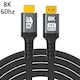 Cablu Video HDMI 2.1 eRDX® – 5m, 8K 60Hz, 4K 120Hz, 2K 240Hz, 48Gbps, eARC, VRR, PS5 / Xbox / TV / Monitor