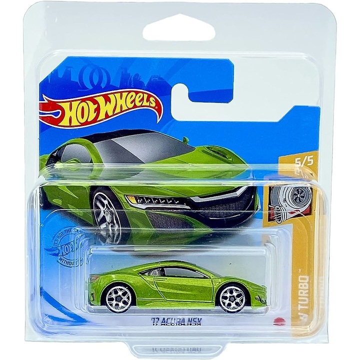 Masinuta Metalica Hot Wheels, '17 Acura NSX, Verde, 1:64