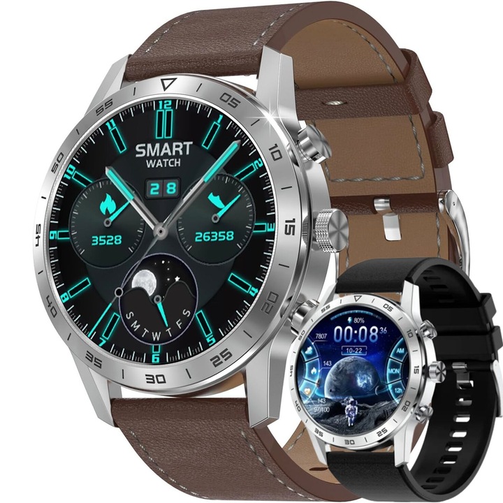 Smartwatch TRACER SM8V, silicon, 1.28 inch, pentru copii