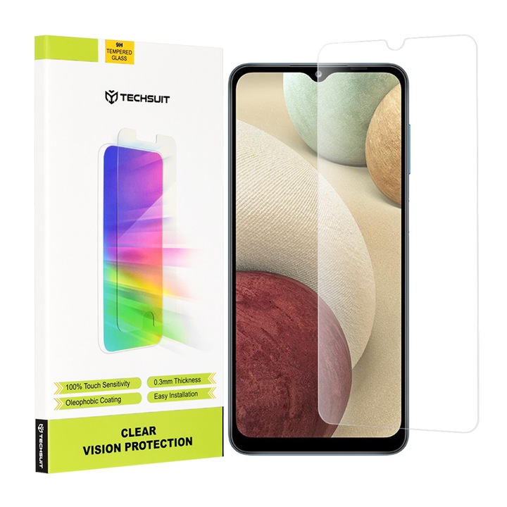 Üvegvédő fixGuard Xenon Armor Glass Samsung Galaxy A12 / A12 Nacho / A02 / M02 / M12 / F12 / A32 5G-hez - Átlátszó