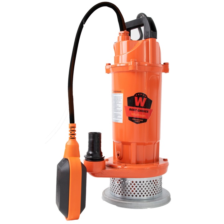 Pompa submersibila apa curata cu plutitor Wolfson QDX-16-F, 370W, 3000 l/h